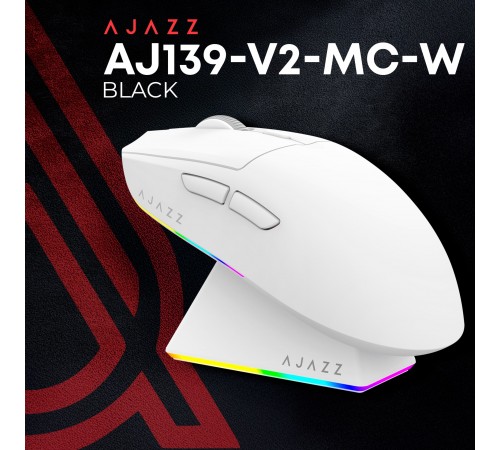 Миша бездротова Ajazz AJ139 V2 White (AJ139-V2-MC-W)