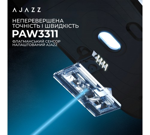 Миша бездротова Ajazz AJ159P MC White (AJ159P-MC-W) Миша бездротова Ajazz AJ159P MC White (AJ159P-MC-W)