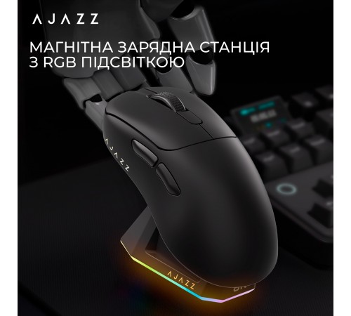 Миша бездротова Ajazz AJ179Pro Black (AJ179-PRO-B)