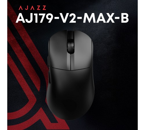 Миша бездротова Ajazz AJ179 V2 Max Black (AJ179-V2-MAX-B)