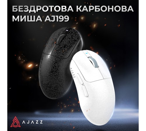 Миша бездротова Ajazz AJ199 Black (AJ199-B)