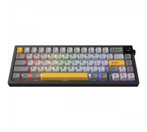 Клавіатура бездротова Ajazz AK650 Flying Fish Switch Black (AK650-FF-BGY)