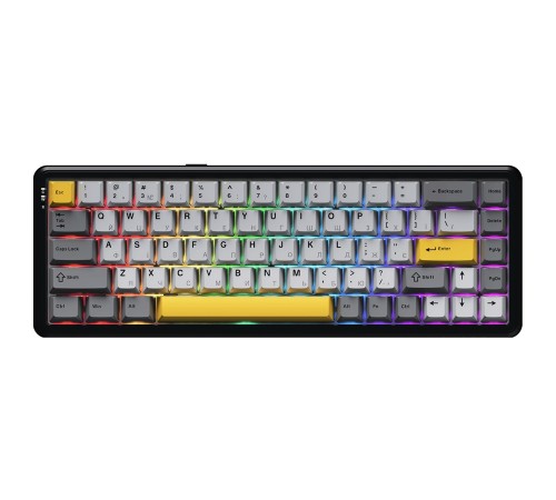 Клавіатура Ajazz AK680 MAX Magnetic Switch RGB USB Black (AK680-M-BGY-AW)