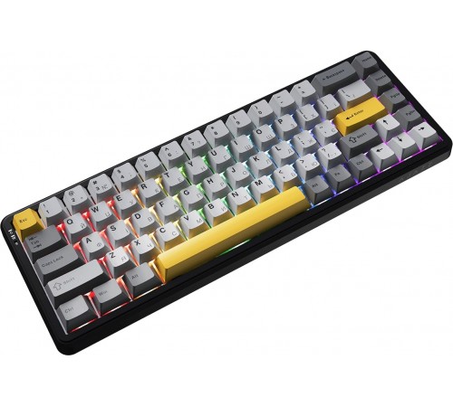Клавіатура Ajazz AK680 MAX Magnetic Switch RGB USB Black (AK680-M-BGY-AW)