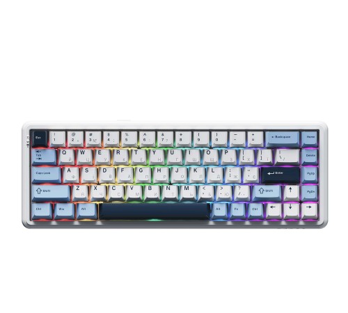 Клавіатура Ajazz AK680 MAX Magnetic Switch RGB USB White (AK680-M-BWD-AW)