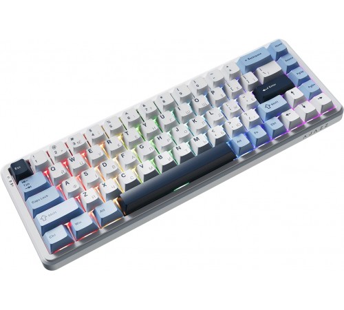 Клавіатура Ajazz AK680 MAX Magnetic Switch RGB USB White (AK680-M-BWD-AW)