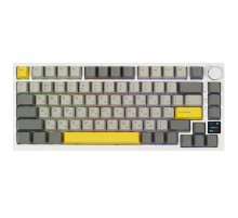 Клавіатура бездротова Epomaker AK820 Pro 75% Flying Fish Switch Hot-Swap (2.4G/BT/USB) RGB UA White (AK820-PRO-W-FF)
