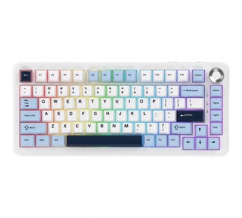 Клавіатура бездротова Ajazz AK820 Max Plus Day Dream Switch White (AK820MAX-DD-BWD)