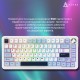 Клавіатура бездротова Ajazz AK820 Max Plus Day Dream Switch White (AK820MAX-DD-BWD)