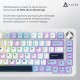 Клавіатура бездротова Ajazz AK820 Max Plus Day Dream Switch White (AK820MAX-DD-BWD)