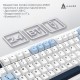 Клавіатура бездротова Ajazz AK820 Max Plus Day Dream Switch White (AK820MAX-DD-BWD)