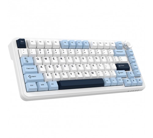 Клавіатура бездротова Ajazz AK820 Max Plus Day Dream Switch White (AK820MAX-DD-BWD)
