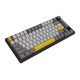 Клавіатура бездротова Ajazz AK820 Pro Flying Fish Switch Black RGB With Screen (AK820PRO-FF-BGY)