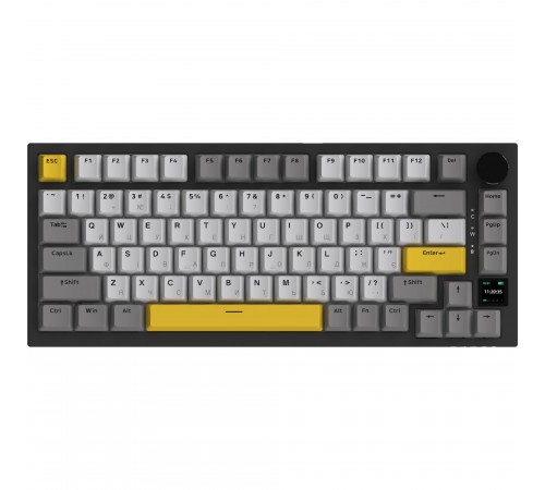 Клавіатура бездротова Ajazz AK820 Pro Gift Switch Black (AK820PRO-G-BGY)
