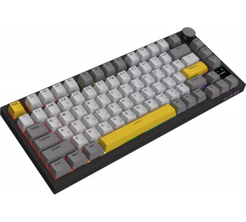Клавіатура бездротова Ajazz AK820 Pro Gift Switch Black (AK820PRO-G-BGY)
