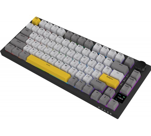 Клавіатура бездротова Ajazz AK820 Pro Gift Switch Black (AK820PRO-G-BGY)