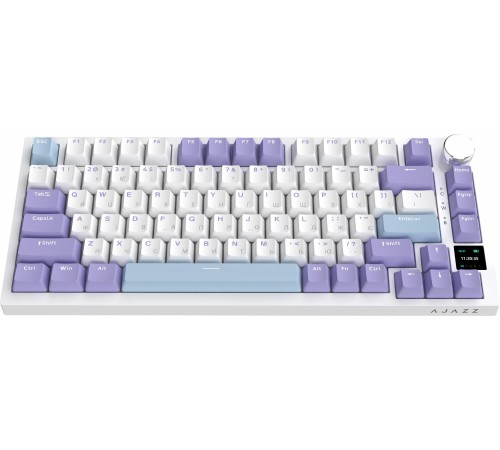 Клавіатура бездротова Ajazz AK820 Pro Gift Switch Purple (AK820PRO-G-PWB)