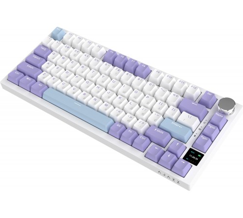 Клавіатура бездротова Ajazz AK820 Pro Gift Switch Purple (AK820PRO-G-PWB)
