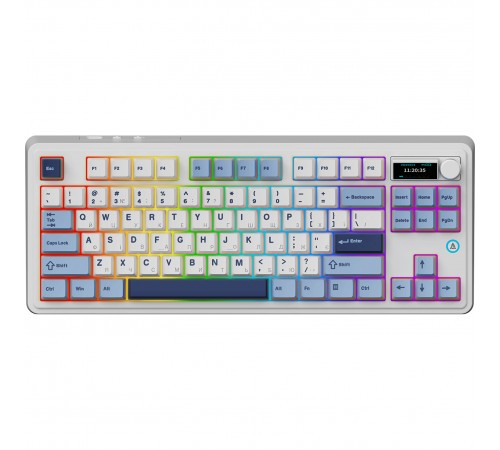 Клавіатура бездротова Ajazz AK870 Plus Murad Switch White (AK870-MU-BWD) Клавіатура бездротова Ajazz AK870 Plus Murad Switch White (AK870-MU-BWD)