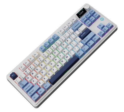 Клавіатура бездротова Ajazz AK870 Plus Murad Switch White (AK870-MU-BWD) Клавіатура бездротова Ajazz AK870 Plus Murad Switch White (AK870-MU-BWD)