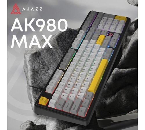 Клавіатура AjazzAK980 Magnetic Switch Black USB-C (AK980-MAX-M-BGY)