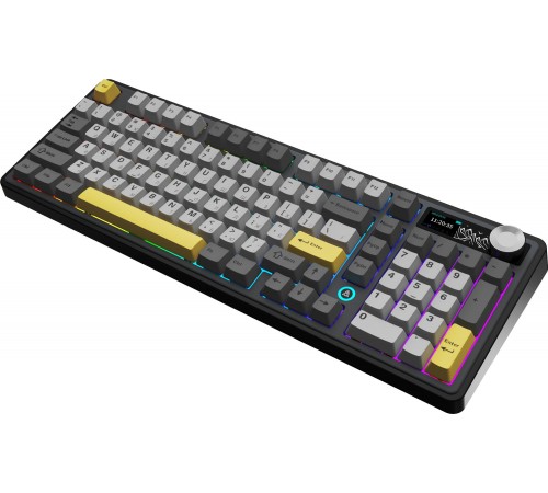 Клавіатура бездротова Ajazz AK980 V2 Maillard Switch Black (AK980-V2-M-BGY)