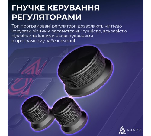 Контролер для стримінгу Ajazz AKP03E USB Black