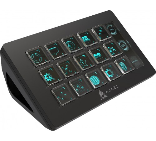 Контролер для стримінгу Ajazz AKP153E USB Black (AKP153E-B)