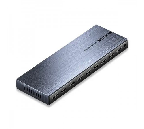 Сплітер 4К 1*8HDMI Black Aluminum Alloy Type EU Standart (AKQB0-EU)