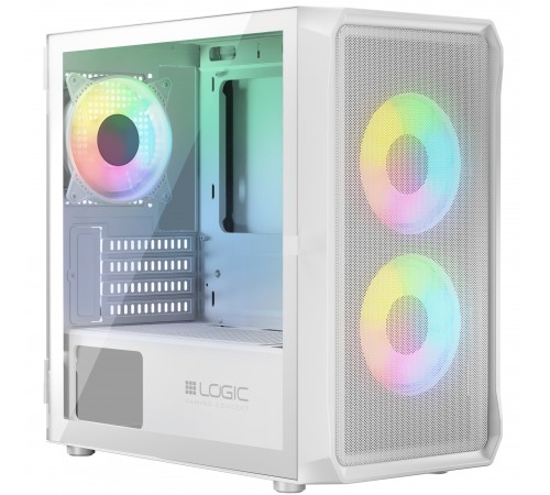 Корпус LogicConcept Portos ARGB Mini White без БЖ (AM-PORTOS-20-0000000-0002)