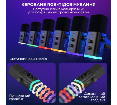 Мікрофон Fifine AM8T Black