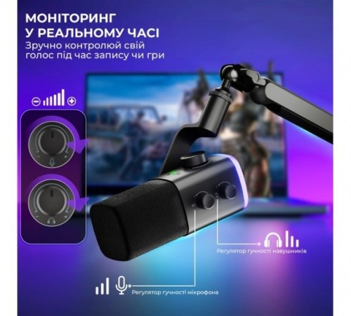 Мікрофон Fifine AM9 Black