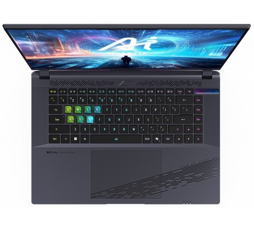Ноутбук Gigabyte Aorus 16X ASG 2024 (AORUS 16X ASG-63UAC64SD) Midnight Gray