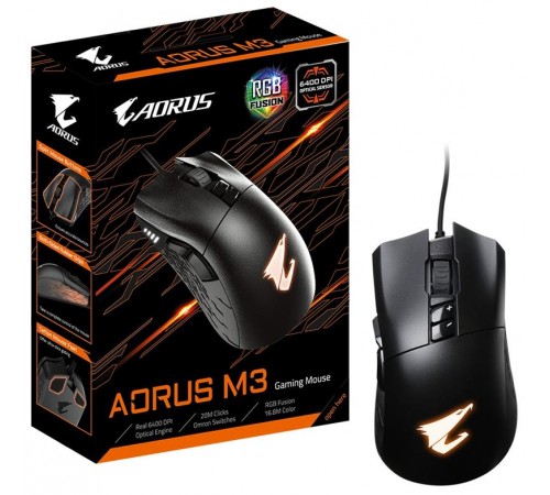 Миша Gigabyte Aorus M3 RGB Black_акція