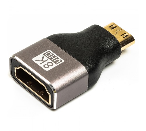 Адаптер Cablexpert HDMI - miniHDMI V 2.1 (F/M), Black (AP-HDMI8K-FC)