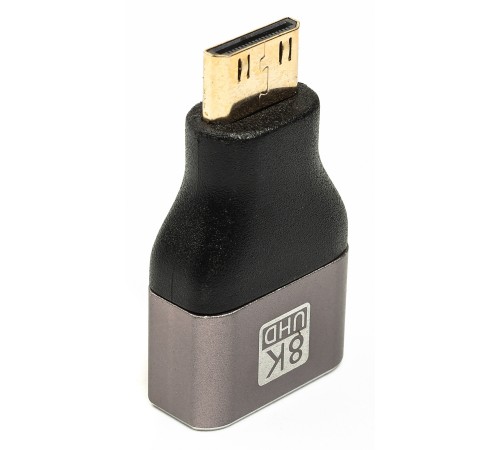 Адаптер Cablexpert HDMI - miniHDMI V 2.1 (F/M), Black (AP-HDMI8K-FC)