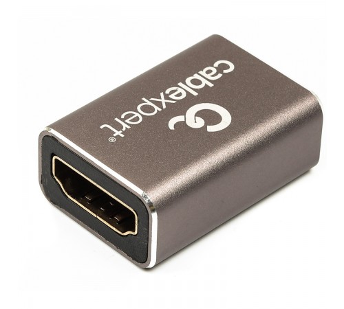 Адаптер Cablexpert HDMI - HDMI V 2.1 (F/F), Gray (AP-HDMI8K-FF)