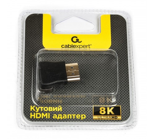 Адаптер Cablexpert HDMI - HDMI V 2.1 (F/M), Black (AP-HDMI8K270-FML)