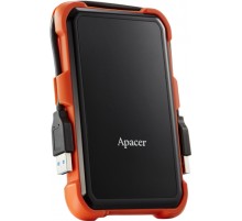 Зовнішній жорсткий диск 2.5" USB 2.0TB Apacer AC630 Black/Orange (AP2TBAC630T-1)