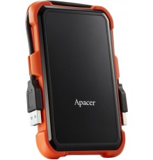 Зовнішній жорсткий диск 2.5" USB 2.0TB Apacer AC630 Black/Orange (AP2TBAC630T-1)