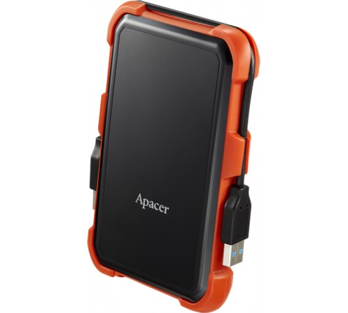 Зовнішній жорсткий диск 2.5" USB 2.0TB Apacer AC630 Black/Orange (AP2TBAC630T-1)