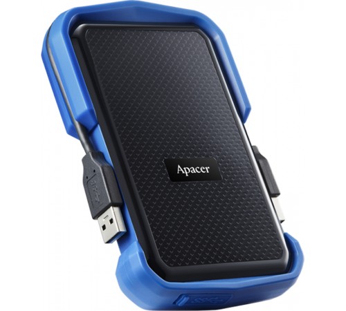 Зовнішній жорсткий диск 2.5" USB 2.0TB Apacer AC631 Black/Blue (AP2TBAC631U-1)