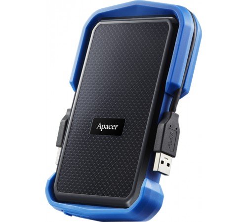 Зовнішній жорсткий диск 2.5" USB 2.0TB Apacer AC631 Black/Blue (AP2TBAC631U-1)