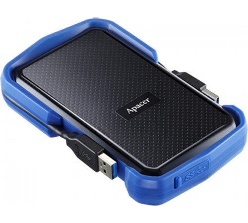 Зовнішній жорсткий диск 2.5" USB 2.0TB Apacer AC631 Black/Blue (AP2TBAC631U-1)