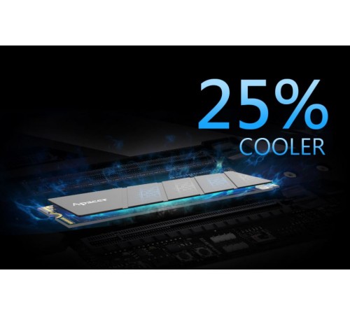 Накопичувач SSD 2TB Apacer AS2280P4U Pro M.2 2280 PCIe 3.0 x4 3D TLC (AP2TBAS2280P4UPRO-1)