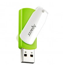 Флеш-накопичувач USB 32GB Apacer AH335 White/Green (AP32GAH335G-1)