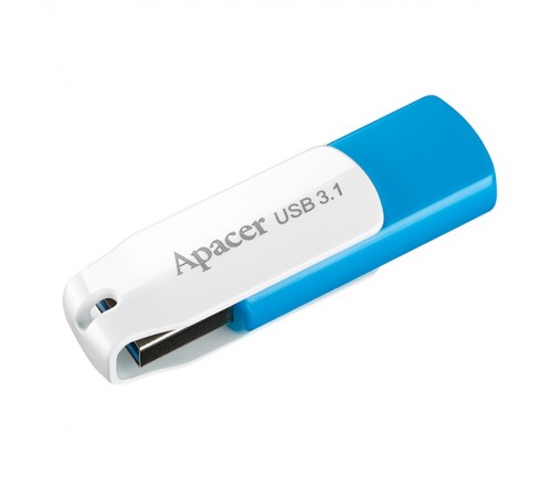 Флеш-накопичувач USB3.1 32GB Apacer AH357 Blue/White (AP32GAH357U-1)