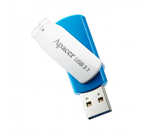 Флеш-накопичувач USB3.1 32GB Apacer AH357 Blue/White (AP32GAH357U-1)