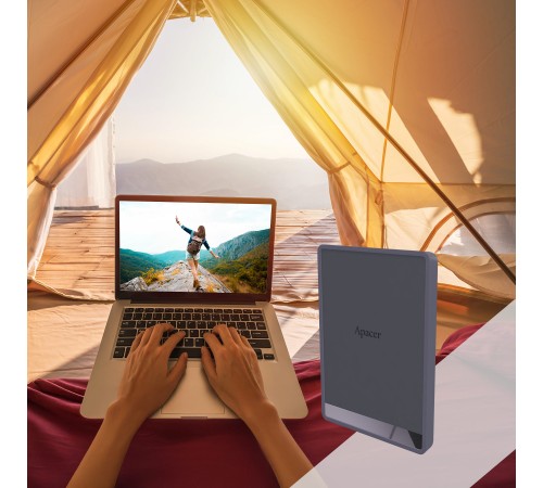 Накопичувач зовнішній SSD 512GB Apacer AS724 Cream (AP512GAS724C-1)