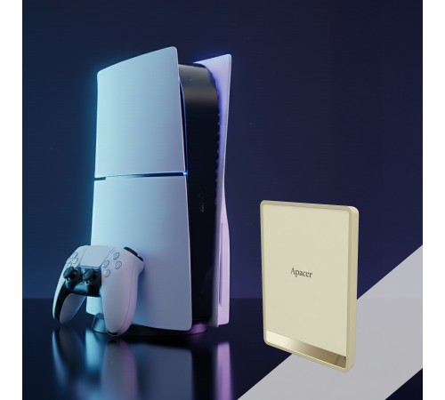 Накопичувач зовнішній SSD 512GB Apacer AS724 Cream (AP512GAS724C-1)